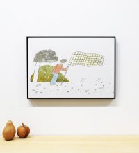 RISO PRINT "See You Tomorrow ( wind ) " / NOBUE MIYAZAKI（STOMACHACHE.）