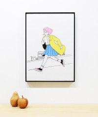 RISO PRINT "NEW TELEPORTATION (STREET)" / 高橋由季 YUKI TAKAHASHI 