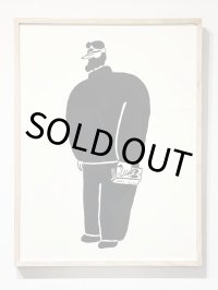 SILK SCREEN POSTER "MAN" /  勝山八千代 YACHIYO KATSUYAMA