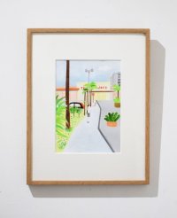 箕輪麻紀子 ペインティング作品『初夏の風』