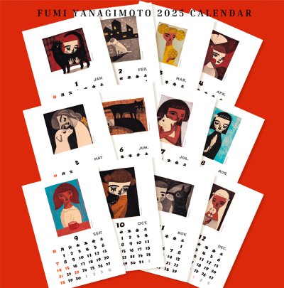 画像2: 【ご予約受付中（10月末頃入荷予定）】FUMI YANAGIMOTO 2025 CALENDAR / 柳本史