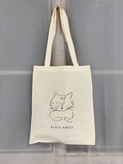 画像1: ELVIS PRESS TOTEBAG / 塩川いづみ 