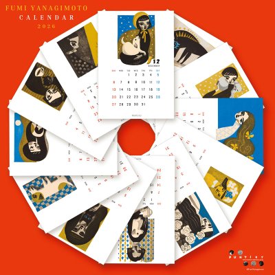 画像2: 【ご予約受付中！（10月下旬発送予定）】FUMI YANAGIMOTO 2026 CALENDAR / 柳本史