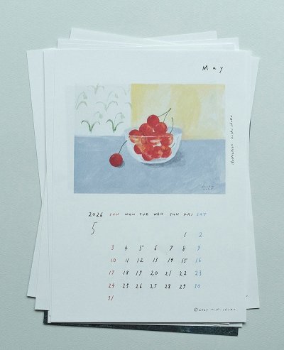 画像2: 西淑 Nishi Shuku 2026 カレンダー