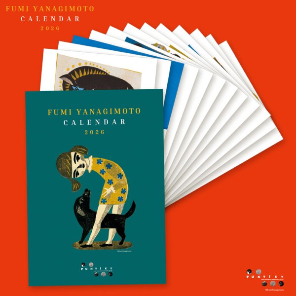 画像1: 【ご予約受付中！（10月下旬発送予定）】FUMI YANAGIMOTO 2026 CALENDAR / 柳本史 (1)