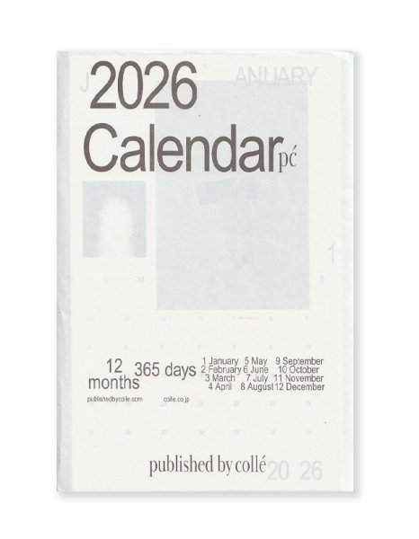 画像1: 2026 Calendar / published by collé (1)