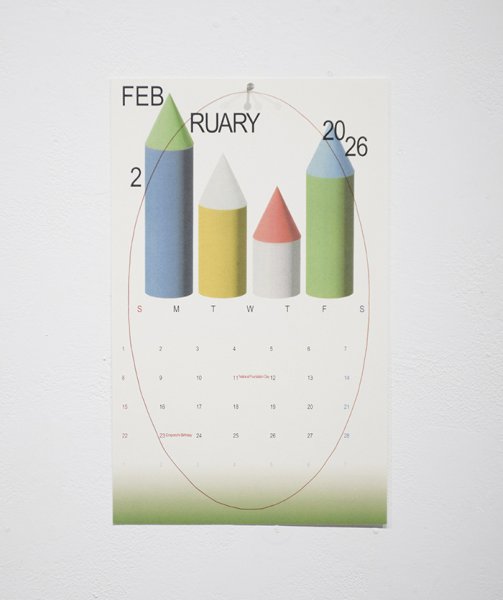 画像3: 2026 Calendar / published by collé (3)