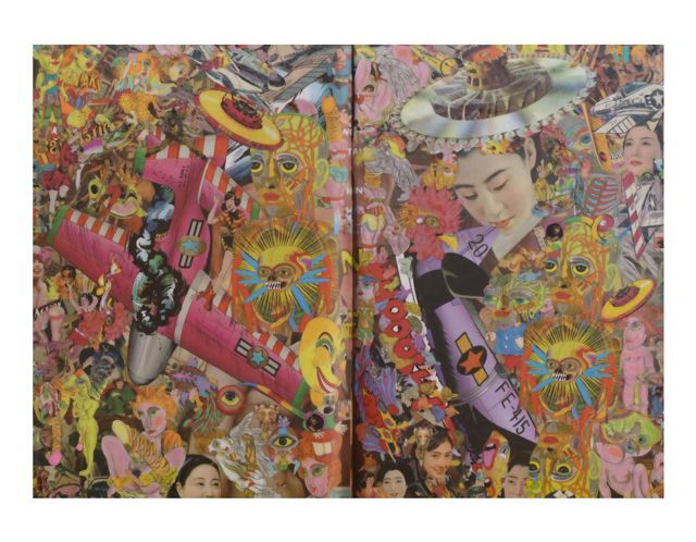Keiichi Tanaami｜田名網敬一 鏡像装置 2020 - 絵画/タペストリー